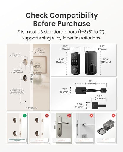 DESLOC B200 Keyless Entry Door Lock - Image 6