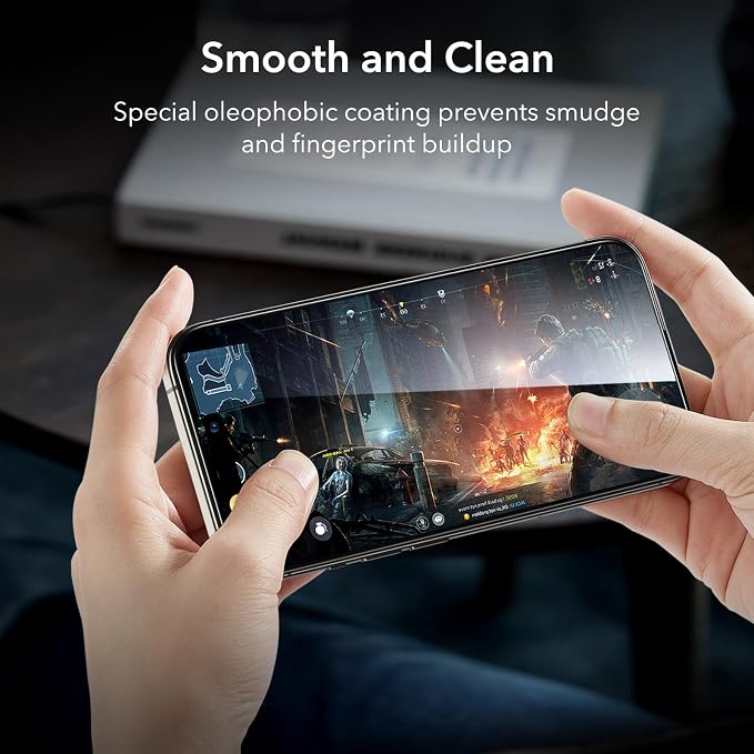 ESR 3+1 Pack for iPhone 15 Pro Max Screen Protector, Full Coverage Ultra-tough - Image 7