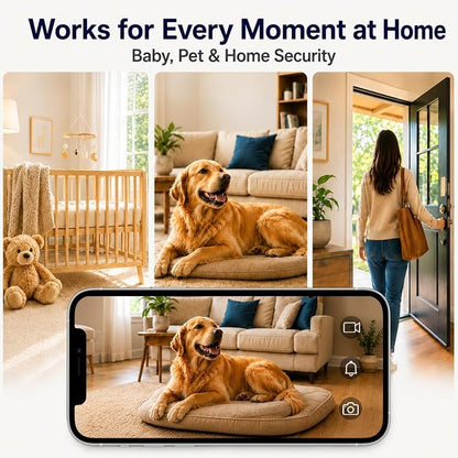 Cameras for Home Security, 3MP Indoor Camera - Image 9