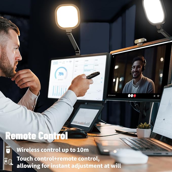 2Pack Video Conference Lighting, Zoom Lighting - Image 6