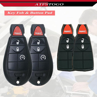 DIY Key Fob Replacement Fits for 2013 2014 2015 2016 2017 Dodge Ram 1500 2500 - Image 6