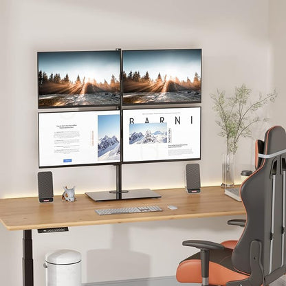 WALI Freestanding Quad Monitor Mount - Image 2