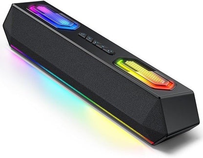 Deeyaple Computer Speakers, 40W Wireless Soundbar by Deeyaple