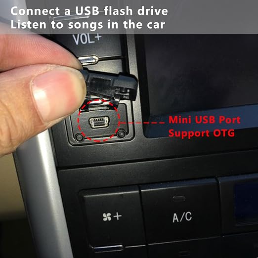 90 Degree Mini USB to USB A OTG Adapter Cable 5.5in Left Angle Mini USB 5-Pin - Image 6