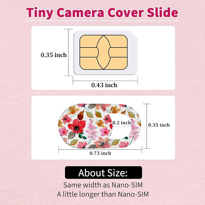 Laptop Camera Cover Slide Cute, Ultra Thin Webcam Cover - Image 3