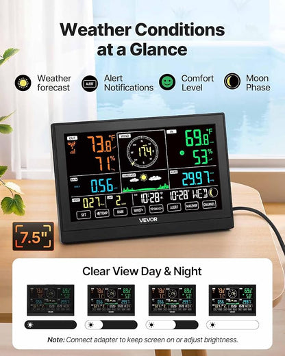VEVOR 7-in-1 Wi-Fi Weather Station - Image 4