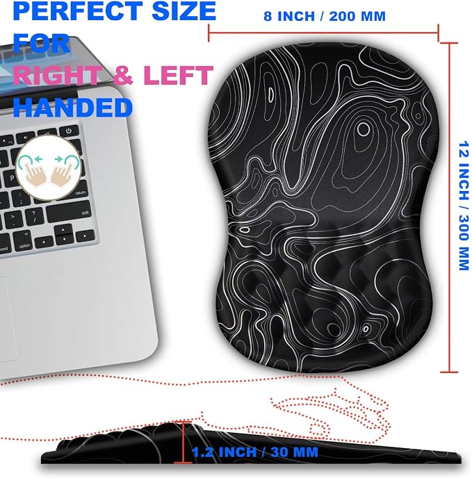 Ergonomic Mouse Pad with Massage Dot, Comfortable Computer Mouse Pad - Image 4