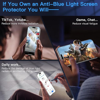 Uyiton Compatible with iPhone 16 Plus Screen Protector - Image 3