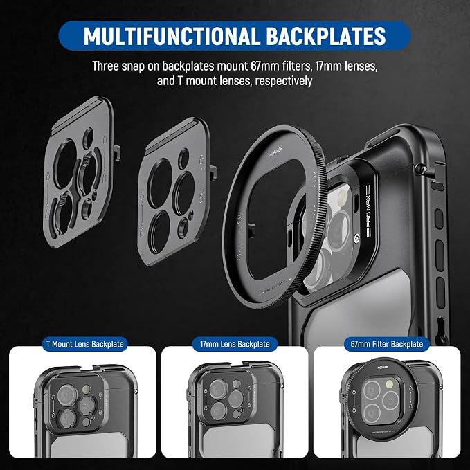 NEEWER 16 Pro Max Cage, Quick Release Video Rig Phone Stabilizer Compatible - Image 3
