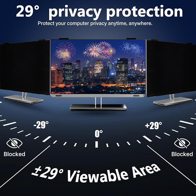 Magnetic Computer Privacy Screen Filter 24 Inch - Image 4