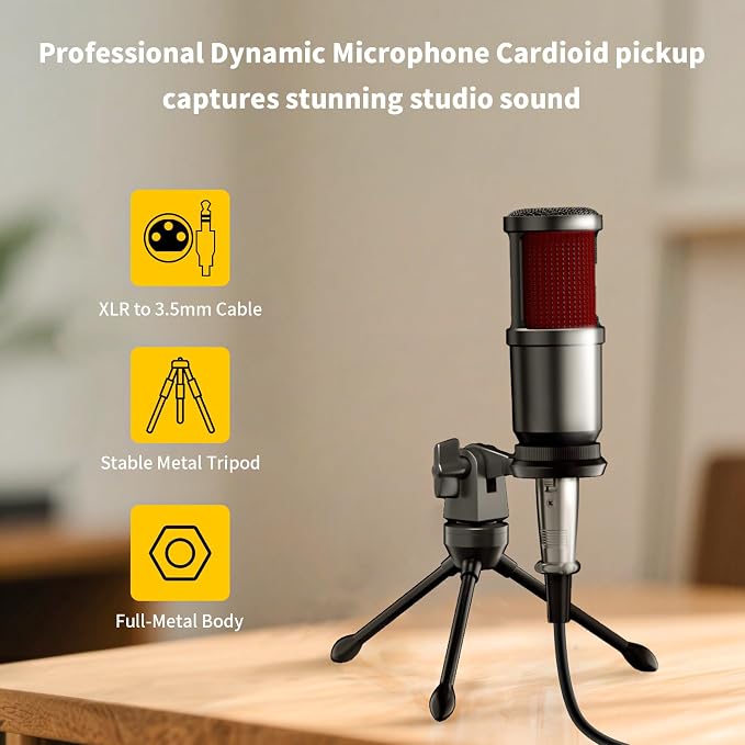 Podcast Equipment Bundle, PUPGSIS Audio Mixer - Image 3