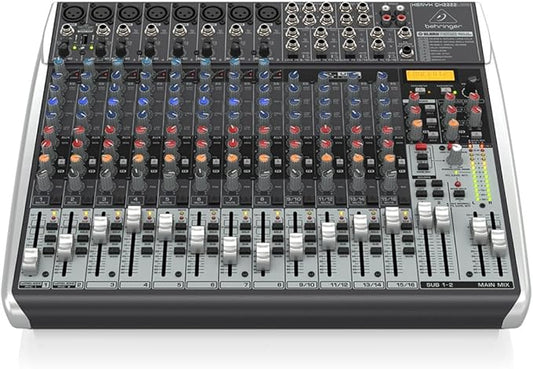 Behringer Xenyx QX2222USB Premium 22-Input 2/2-Bus Mixer - Image 2