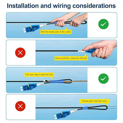 50-Pack - 10m Uniboot LC to LC Armored Fiber Patch Cable, Singlemode 9/125um - Image 6
