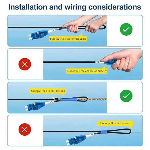 2000ft Uniboot LC to LC Outdoor Armored Fiber Patch Cable, Low Friction Single - Image 6
