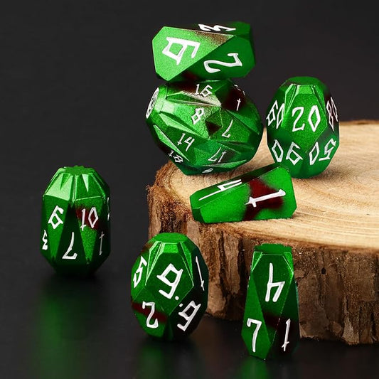 Metal DND Dice for Dungeons and Dragon, Metal Dice Set D and D - Image 2