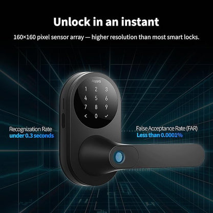 Aqara Smart Lock U300 Upgraded Version, Fingerprint Keyless Entry Door Lock - Image 3