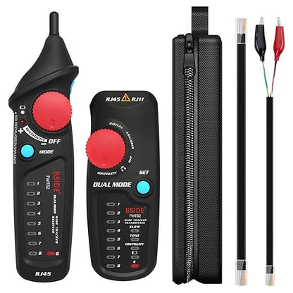 Bside Dual Mode Wire Tracker RJ11 RJ45 Network Cable Tester Toner Generator by BSIDE
