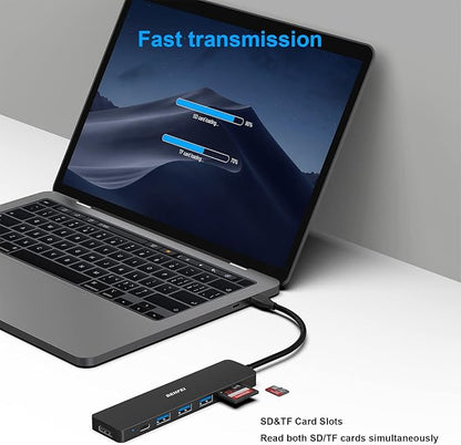 BENFEI USB C HUB 7-in-1, USB-C HUB Multiport Adapter - Image 5