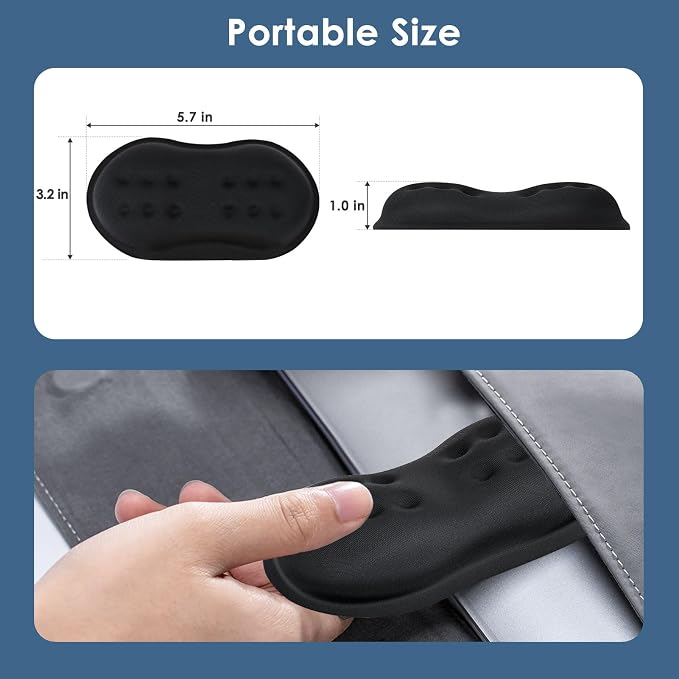 VANKEY Mouse Wrist Rest, Desk Wrist Pad - Image 6