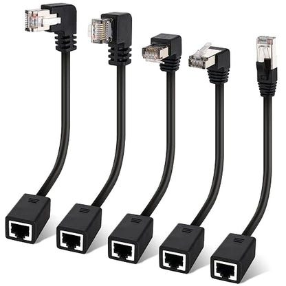 Cat 6 Ethernet Extension Cable 5 Pack，Multiple by Togconn