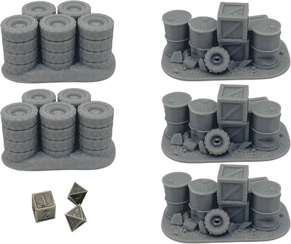 Hautico Cargo Piles Miniature Terrain Compatible by HAUTICO