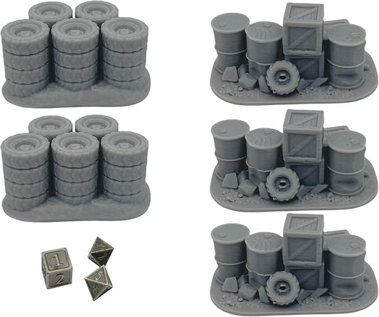 Hautico Cargo Piles Miniature Terrain Compatible by HAUTICO