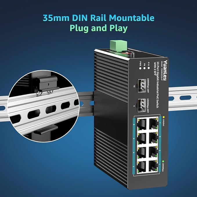 YuanLey 10 Port Industrial Switch - Image 7