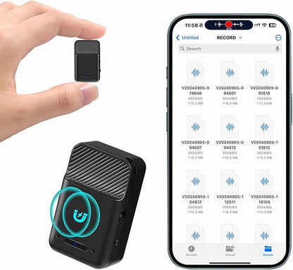 Mini Voice Recorder, 64GB Magnetic Voice Activated Recorder by Unknown