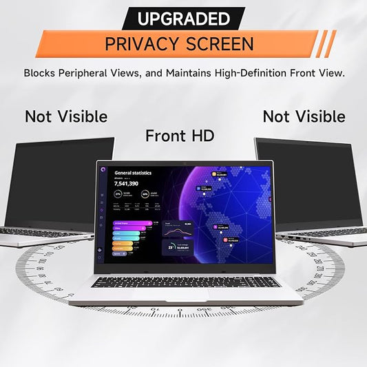 Nano Laptop Privacy Screen 16 Inch 16:10, No Glue Computer Monitor Privacy - Image 2