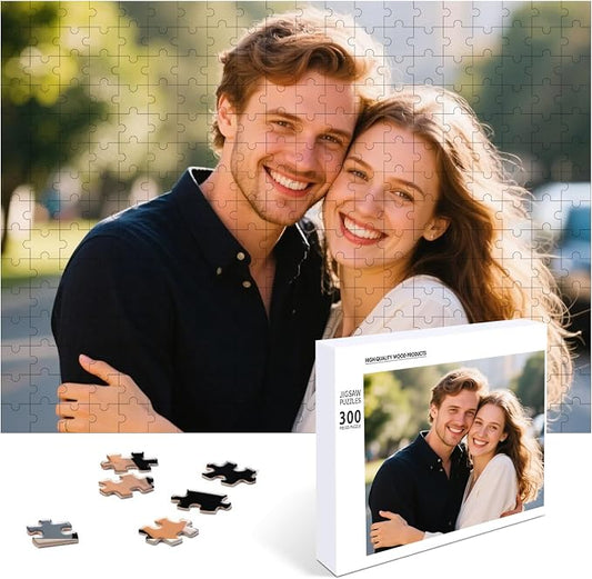 Personalized Photo Puzzle with Glossy Finish – Custom Jigsaw Puzzle by Custom