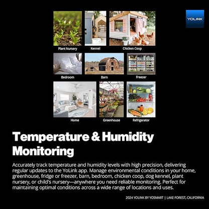 YoLink Smart Wireless Thermometer Hygrometer, Wide Temp Range - Image 3
