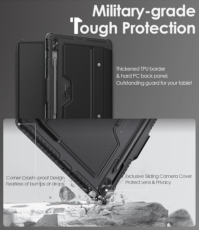 Nillkin for Samsung Galaxy Tab S10 Plus/S9 Plus 12.4" Case - Image 3