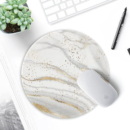 ITNRSIIET Round Mouse Pad with Stitched Edge Premium-Textured Waterproof - Image 7