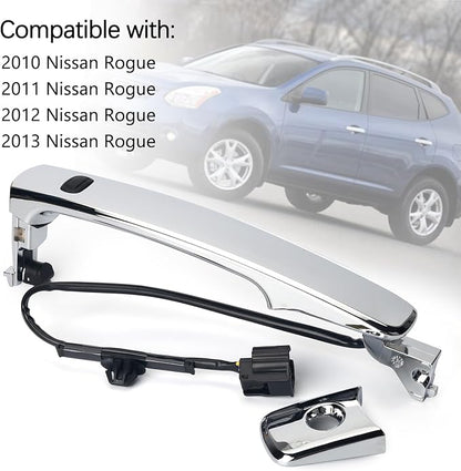 Exterior Chrome Door Handle Front Left Driver Side, - Image 3
