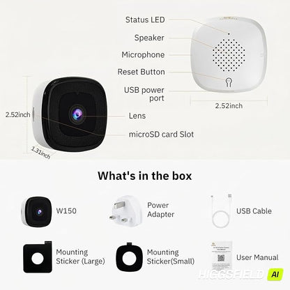 Girafit 3MP 2K Window Camera, 2.4GHz & 5GHz WiFi Indoor Cameras - Image 9