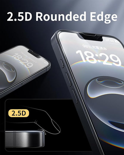 NIMASO for iPhone 16e/13 Pro/13/14 Screen Protector, 2 Pack Matte Tempered - Image 4
