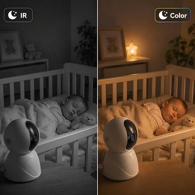 Baby Monitor with Camera and Audio, 3MP Baby Camera - Image 4