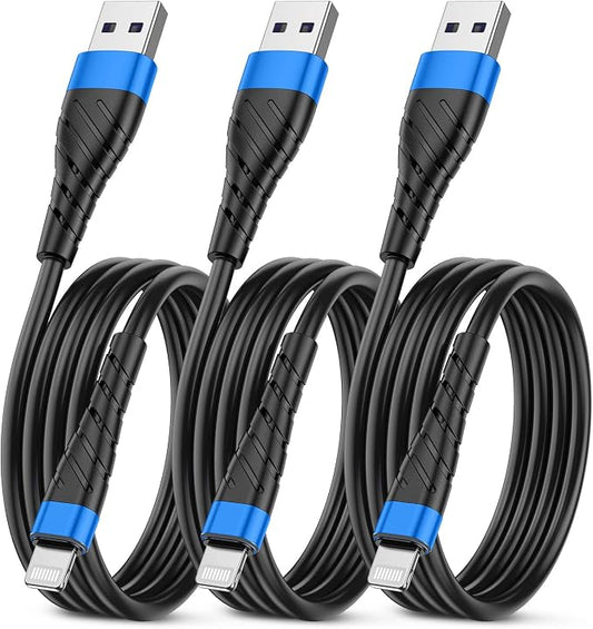 OIITH MFi Certified for iPhone Charger Cable 3 Pack 3 Ft, for Lightning by OIITH