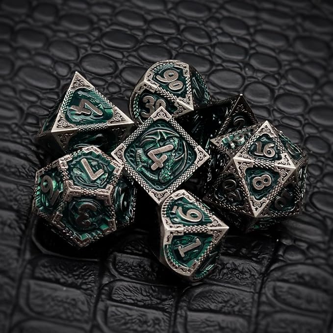 Haxtec DND Dice Set Metal D&D Dice Set - Image 4