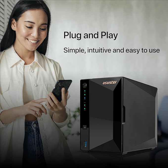 Asustor Drivestor 2 Pro Gen2 AS3302T v2, 2 Bay NAS, 1.7GHz Quad-Core, 2.5GbE - Image 6