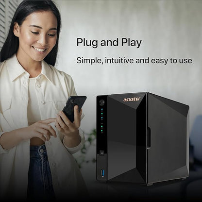 Asustor Drivestor 2 Pro Gen2 AS3302T v2, 2 Bay NAS, 1.7GHz Quad-Core, 2.5GbE - Image 6