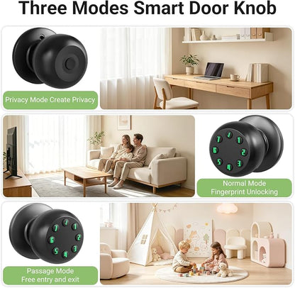 Smart Keypad Door Knob, Keyless Entry Door Lock - Image 6