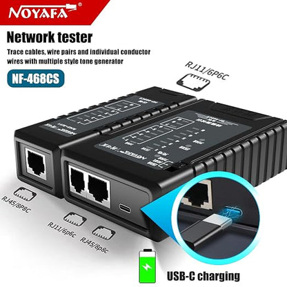 NOYAFA NF-468CS Network Cable Tester Telephone & Continuity Tester Ethernet - Image 9