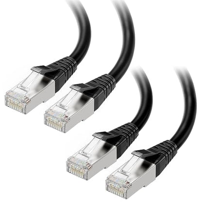 Cable Matters 2-Pack 40Gbps Shielded Cat 8 Ethernet Cable - 5ft by CableMatters