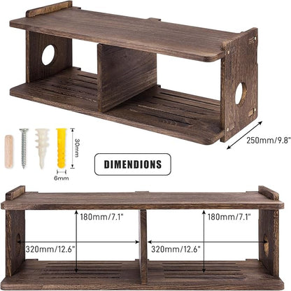Floating Shelves Projector Shelf Rack PlayStation Wall Mount Holder TV Stand - Image 2