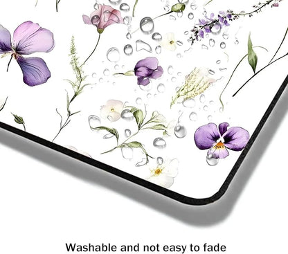 Mouse Pad, Abstract Wildflowers Flower Mouse Pads - Image 5