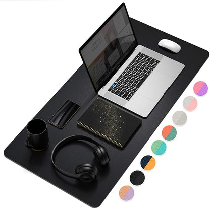 YSAGi Desk Pad, Desk Mat, 31.5" x 15.7" Laptop Leather Desk Pad Protector by YSAGi