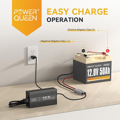 Power Queen 12.8V 50Ah LiFePO4 Battery - Image 3