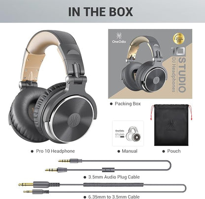 OneOdio Wired Over Ear Headphones Studio Monitor & Mixing DJ Stereo Headsets - Image 8