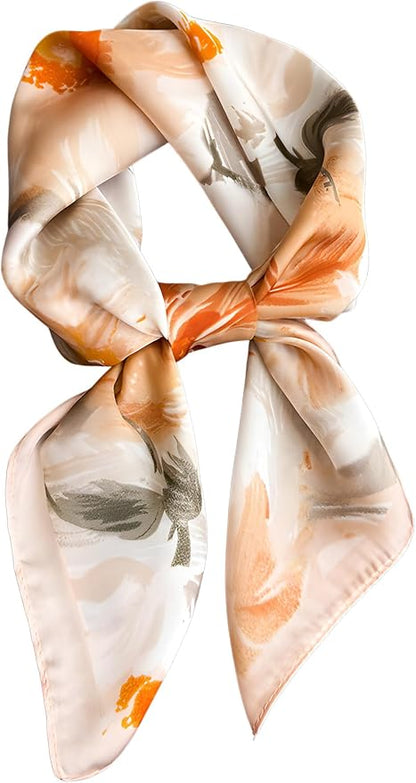 Silky Scarf for Women Lightweight Satin Bandanas Neck Hair Wrap For Sleeping by OnllhNiceScarfForWomen